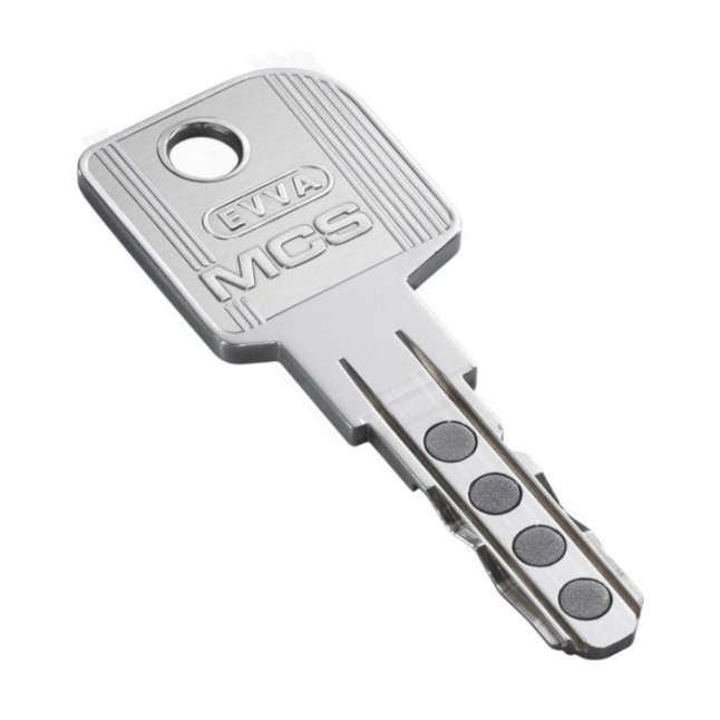 Цилиндр Evva MCS 102 (41x61) никель ключ-ключ Цилиндр Evva MCS 102 (41x61) никель ключ-ключ