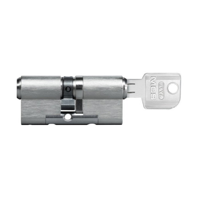 Цилиндр Evva MCS 102 (41x61) никель ключ-ключ Цилиндр Evva MCS 102 (41x61) никель ключ-ключ