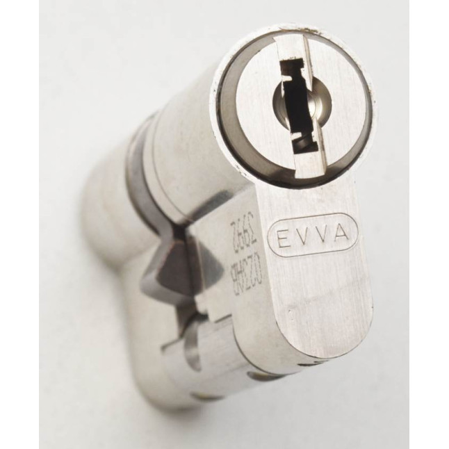 Цилиндр Evva MCS 102 (51x51) никель ключ-ключ Цилиндр Evva MCS 102 (51x51) никель ключ-ключ