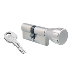 Циліндр Evva ICS TAF 102 (31x71T) ключ-тумблер нікель Циліндр Evva ICS TAF 102 (31x71T) ключ-тумблер нікель