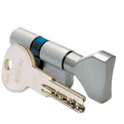 Цилиндр Iseo R6 80 (30x50T) ключ-тумблер xром