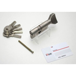 Цилиндр Iseo R6 80 (30x50T) ключ-тумблер xром