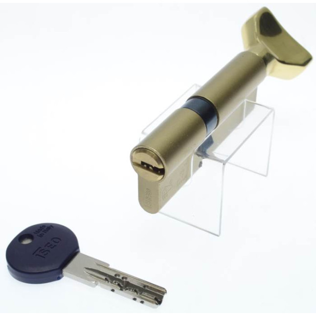 Цилиндр Iseo R7 105 (50x55T) ключ-тумблер латунь