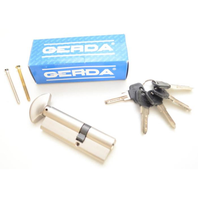 Цилиндр Gerda WKM-1 70 (30x40Т) ключ-тумблер латунь Цилиндр Gerda WKM-1 70 (30x40Т) ключ-тумблер латунь