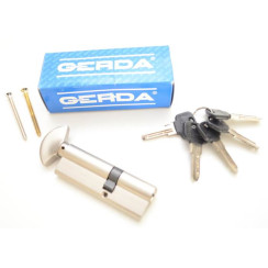 Цилиндр Gerda WKM-1 75 (30x45Т) ключ-тумблер латунь Цилиндр Gerda WKM-1 75 (30x45Т) ключ-тумблер латунь