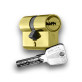 Цилиндр Titan K5 140 (70x70) ключ-ключ MS латунь Цилиндр Titan K5 140 (70x70) ключ-ключ MS латунь