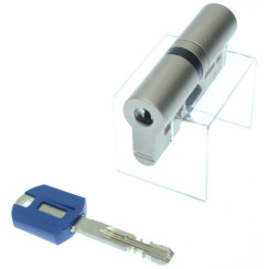 Циліндр Tokoz Pro 300 85 (40x45) матовий нікель ключ-ключ Циліндр Tokoz Pro 300 85 (40x45) матовий нікель ключ-ключ