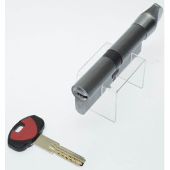 Циліндр замковий Securemme K-2 3200PCS45451X5 (45x45T) ключ тумблер матовий хром Циліндр замковий Securemme K-2 3200PCS45451X5 (45x45T) ключ тумблер матовий хром