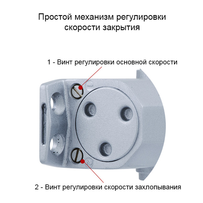 Доводчик дверний Ryobi 8803 Сріблястий