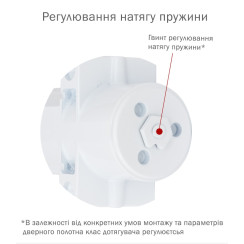 Доводчик дверной Ryobi DS-4550T Белый Доводчик дверной Ryobi DS-4550T Белый