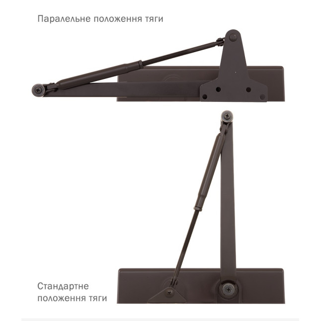 Доводчик дверний Ryobi D-2550 Темно-бронзовий Доводчик дверний Ryobi D-2550 Темно-бронзовий