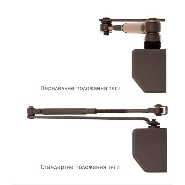 Доводчик дверний Ryobi D-2550 Темно-бронзовий Доводчик дверний Ryobi D-2550 Темно-бронзовий