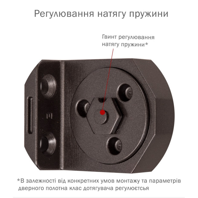 Доводчик дверний Ryobi DS-3550T Темно-бронзовий Доводчик дверний Ryobi DS-3550T Темно-бронзовий