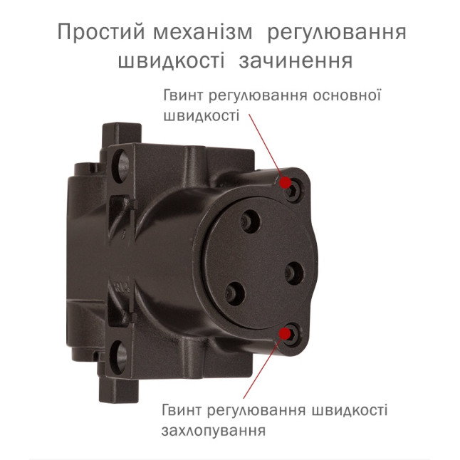 Доводчик дверний Ryobi DS-4550T Темно-бронзовий