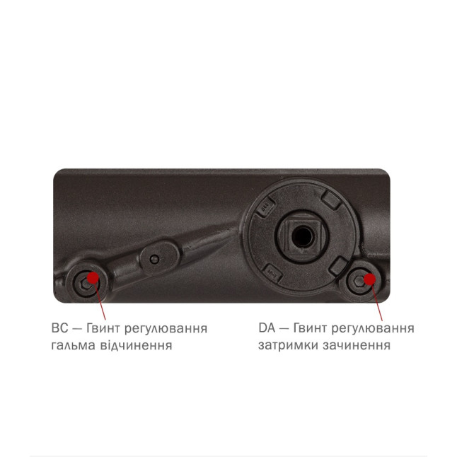Доводчик дверний Ryobi DS-4550T Темно-бронзовий
