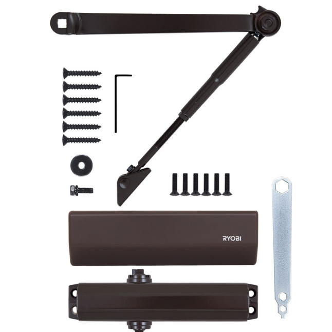 Доводчик дверний Ryobi DS-1554 Темно-бронзовий Доводчик дверний Ryobi DS-1554 Темно-бронзовий