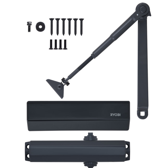 Доводчик дверний Ryobi DS-1554 Сірий антрацит