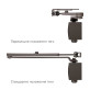 Доводчик дверний Ryobi D-1200P (U) Метало-бронзовий Доводчик дверний Ryobi D-1200P (U) Метало-бронзовий