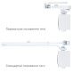 Доводчик дверной Ryobi D-1200P(U) Белый