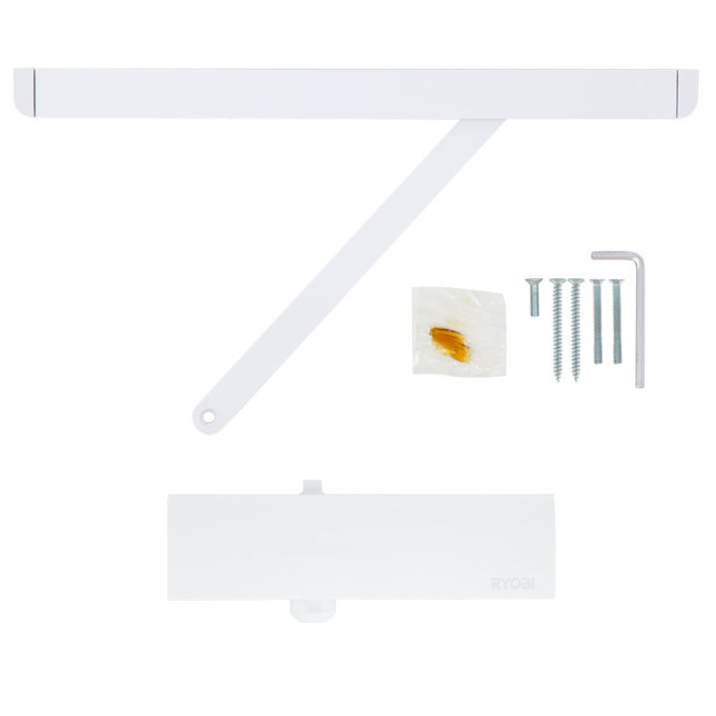 Доводчик дверной Ryobi D-1200T BC SLD HO ARM WHITE белый Доводчик дверной Ryobi D-1200T BC SLD HO ARM WHITE белый