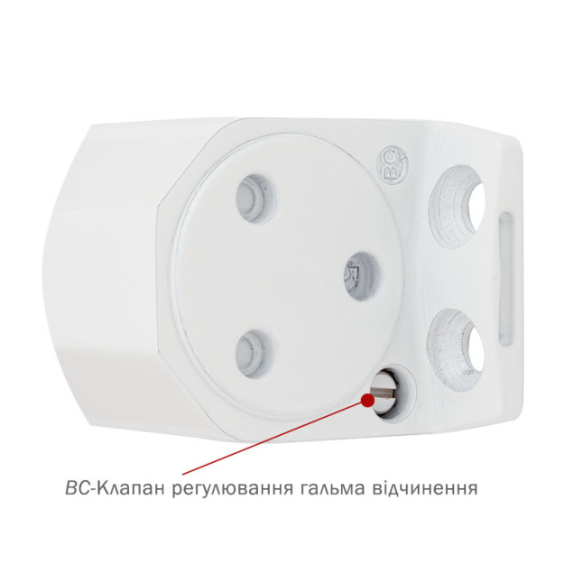 Доводчик дверний Ryobi DS-2005V Білий Доводчик дверний Ryobi DS-2005V Білий