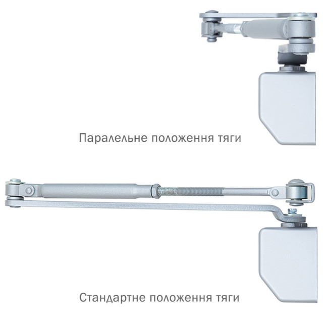 Доводчик дверной Ryobi D-1554 UNIV Серебристый