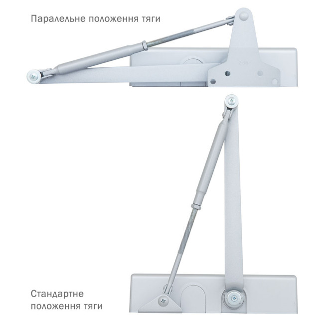 Доводчик дверной Ryobi D-1554 UNIV Серебристый
