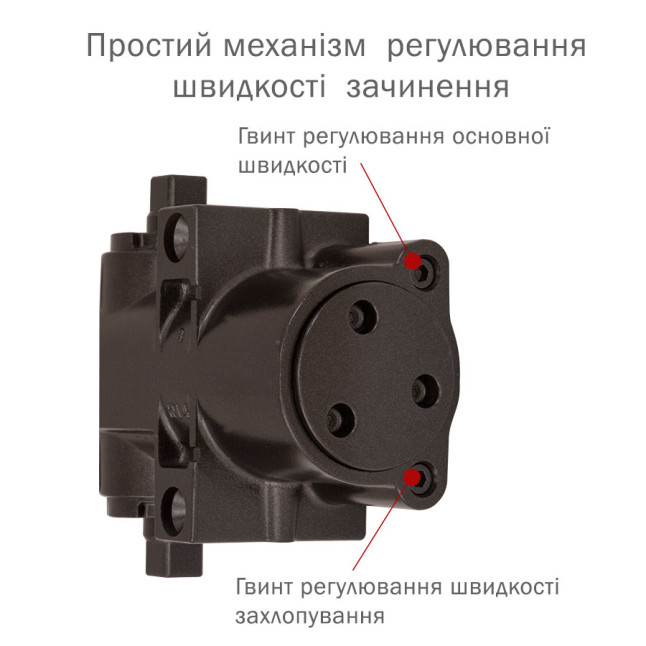 Доводчик дверний Ryobi D-4550 Темно-бронзовий