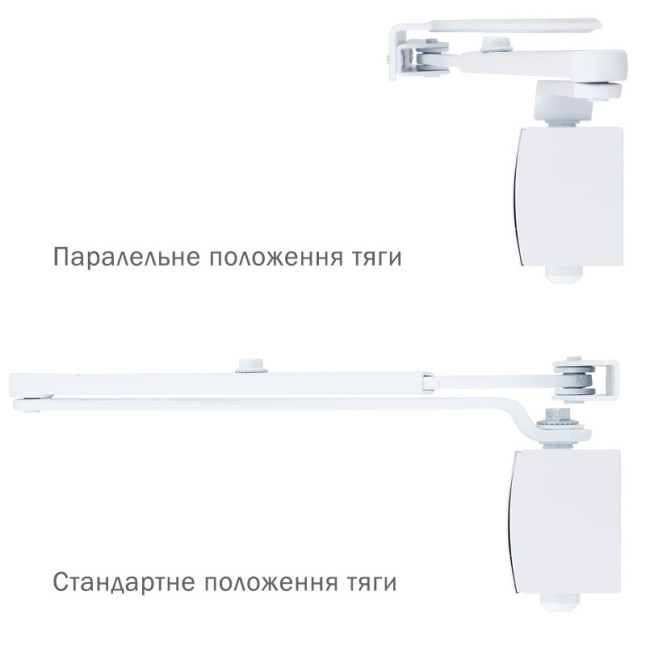 Доводчик дверной Ryobi D-1200P(U) BC Белый