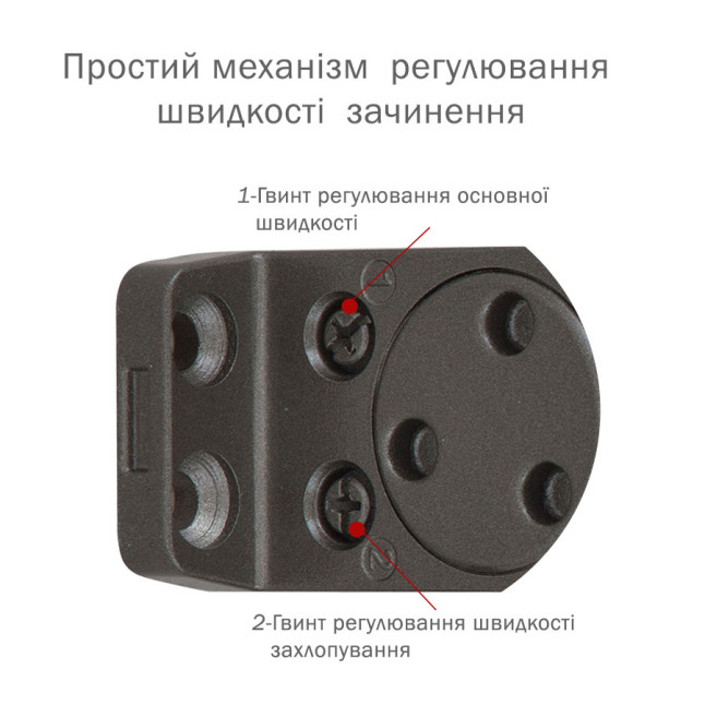 Доводчик дверной Ryobi 9903 Серебристо-бронзовый Доводчик дверной Ryobi 9903 Серебристо-бронзовый