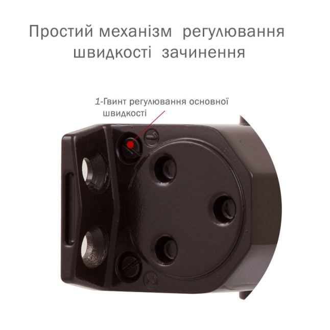 Доводчик дверний Ryobi DS-2550P Темно-бронзовий