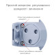 Доводчик дверний Ryobi D-1554 STD Cеребристо Доводчик дверний Ryobi D-1554 STD Cеребристо