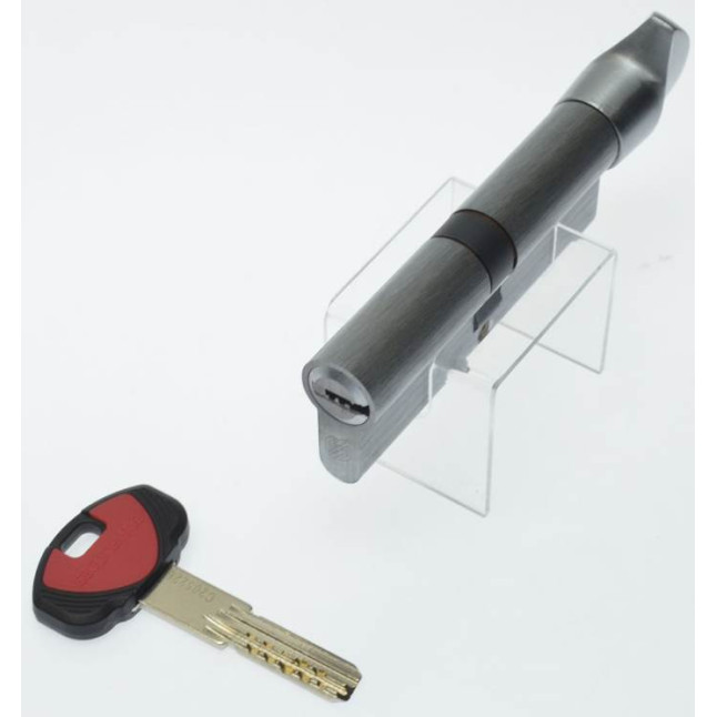 Цилиндр замочный Securemme K-2 3200PCS40401X5 (40x40T) матовый хром