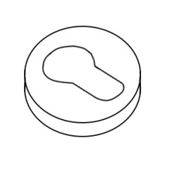 Накладка PZ Linea Cali 101 матовый хром Накладка PZ Linea Cali 101 матовый хром