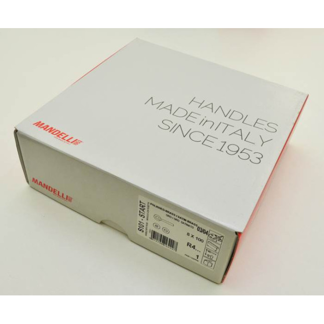 Ручка дверна Mandelli Start S101 / SB - 03/04 латунь