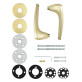 Ручка дверная Abloy Duetto 8/002 Ms/KILA (полированная латунь) Ручка дверная Abloy Duetto 8/002 Ms/KILA (полированная латунь)
