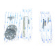 Накладка WC Convex 2145 матовый никель Накладка WC Convex 2145 матовый никель