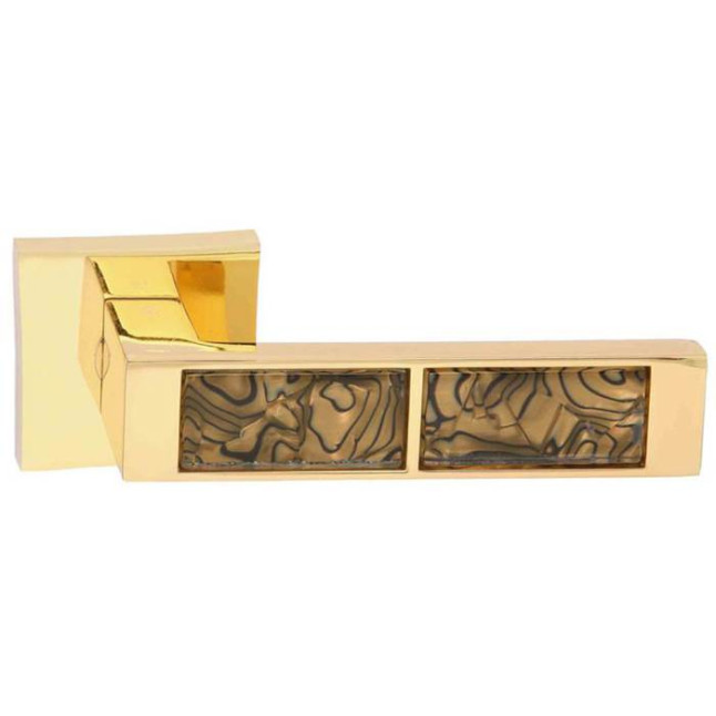 Ручка дверна Oro&Oro 203-15E GP / Brown tiger Золото