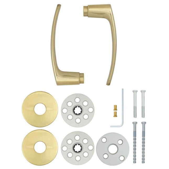 Ручка дверна Abloy Polar 6/002 Ms / KILA полірована латунь