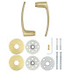 Ручка дверна Abloy Polar 6/002 Ms / KILA полірована латунь