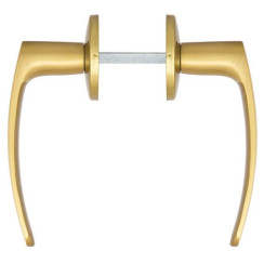 Ручка дверная Abloy Polar 6/002 Ms/Ha матовая латунь Ручка дверная Abloy Polar 6/002 Ms/Ha матовая латунь