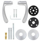 Ручка дверна Abloy 19/002 Interia Ms / Cr хром
