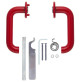 Ручка дверная Abloy Presto 3-20/007 AL/JPU красный Ручка дверная Abloy Presto 3-20/007 AL/JPU красный