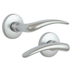Ручка дверная Abloy Akatemia 133/002 MS/HCr матовый хром Ручка дверная Abloy Akatemia 133/002 MS/HCr матовый хром
