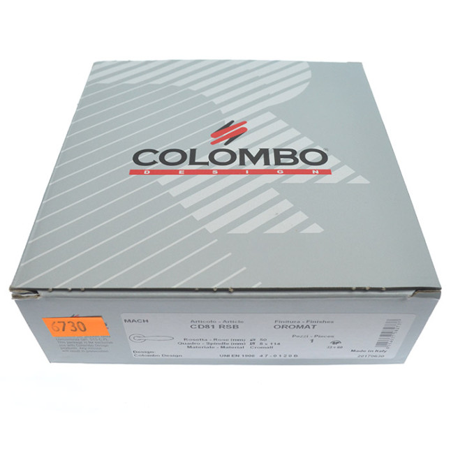 Ручка дверная Colombo Mach CD 81 матовое золото Ручка дверная Colombo Mach CD 81 матовое золото