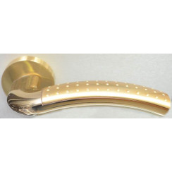 Ручка дверна Colombo Milla LC 41 полірована латунь / матове золото Ручка дверна Colombo Milla LC 41 полірована латунь / матове золото