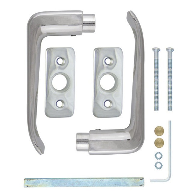 Ручка дверная Abloy Consul 110/0645 хром Ручка дверная Abloy Consul 110/0645 хром