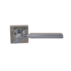 Ручка дверная Siba Odessa Z59 0 22 07 никель матовый - хром Ручка дверная Siba Odessa Z59 0 22 07 никель матовый - хром