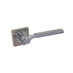 Ручка дверная Siba Odessa Z59 0 22 07 никель матовый - хром Ручка дверная Siba Odessa Z59 0 22 07 никель матовый - хром