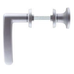 Ручка дверная Rostex Comfort PZ (72мм) fix-mov правая хром-сатин Ручка дверная Rostex Comfort PZ (72мм) fix-mov правая хром-сатин